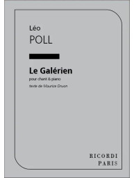 Léo Poll: Le Galérien - Mezzo-Soprano (noty na klavír, zpěv)