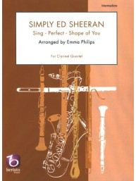 Simply Ed Sheeran (noty pro klarinetové kvarteto)
