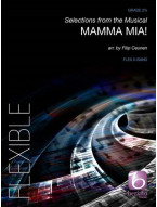 ABBA: Mamma Mia! Selections from the Musical (noty pro pětičlenný flexibilní orchestr, party, partitura)
