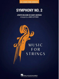 Joseph Boulogne: Symphony No. 2 (noty pro smyčcový orchestr, party, partitura)