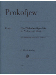 Sergej Prokofjev: Five Melodies op. 35a (violin and piano)