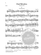 Sergej Prokofjev: Five Melodies op. 35a (violin and piano)
