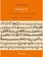 Nicolo Paganini: Terzetto M.S. 69 (noty na housle, violoncello, kytaru)