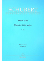 Franz Schubert: Mass in E-Flat - D950 - SATB (noty na sborový zpěv, klavír)