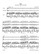 Maurice Ravel: Trio (noty na housle, violoncello, klavír)