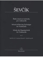 Otakar Ševčík: School of Bowing Technique op. 2 - Sections III & IV (noty na violoncello)