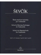 Otakar Ševčík: School of Bowing Technique op. 2 - Sections V & VI (noty na violoncello)