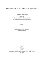 Heinrich von Herzogenberg: Das ist mir lieb Psalm 116 - SATB (noty na sborový zpěv)