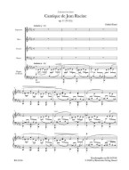 Gabriel Faure: Cantique de Jean Racine - SATB (noty na sborový zpěv, varhany)