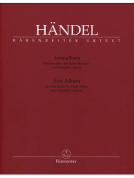Georg Friedrich Händel: Aria Album - Female Roles for High Voices (noty na klavír, zpěv)