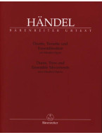 Georg Friedrich Händel: Duets, Trios and Ensemble Scenes (noty na klavír, zpěv)