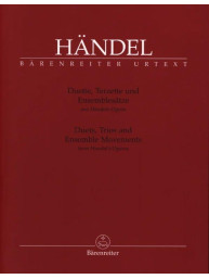 Georg Friedrich Händel: Duets, Trios and Ensemble Scenes (noty na klavír, zpěv)
