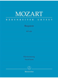 W.A. Mozart: Requiem K.626 - SATB (noty na sborový zpěv, klavír)