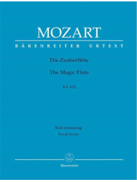 W.A. Mozart: The Magic Flute K. 620 (noty na klavír, zpěv)