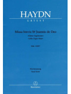 Joseph Haydn: Missa brevis St. Joannis de Deo Hob.XXII:7 - SATB (noty na sborový zpěv, klavír)