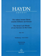 Joseph Haydn: The Seven Last Words of our Saviour on the Cross Hob.XX:2 - SATB (noty na sborový zpěv, klavír)