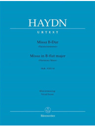 Joseph Haydn: Missa in B-flat major Hob.XXII:14 - SATB (noty na sborový zpěv, klavír)