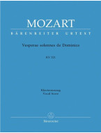 W.A. Mozart: Vesperae Solennes De Dominica K.321 - SATB (noty na sborový zpěv, klavír)