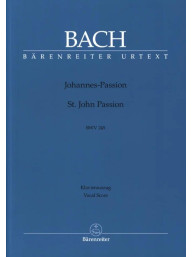 Johann Sebastian Bach: St. John Passion BWV 245 - SATB (noty na sborový zpěv, klavír)