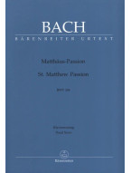 J.S. Bach: St Matthew Passion BWV 244 - SATB (noty na sborový zpěv, klavír)