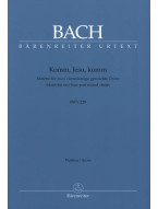 J.S. Bach: Komm, Jesu, komm BWV 229 - SATB (noty na sborový zpěv)