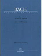 J.S. Bach: Arien für Soprano - SATB (noty na klavír, zpěv)