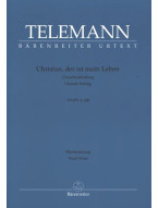 Georg Philipp Telemann: Christus, Der Ist Mein Leben - SATB (noty na sborový zpěv, klavír)