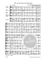 Felix Mendelssohn: Wer nur den lieben Gott lässt walten - SATB (noty na sborový zpěv, varhany)