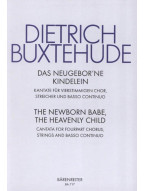 Dietrich Buxtehude: Das neugeborne Kindelein (noty, party,partitura)