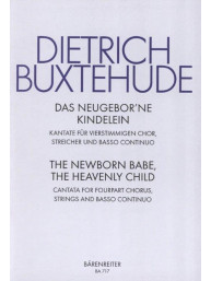 Dietrich Buxtehude: Das neugeborne Kindelein (noty, party,partitura)