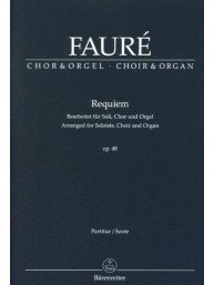 Gabriel Fauré: Requiem op.48 - SATB (noty na sborový zpěv, varhany)
