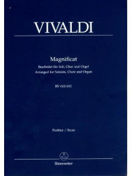 Antonio Vivaldi: Magnificat RV 610 - SATB (noty na sborový zpěv, varhany)