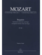 W.A. Mozart: Requiem K.626 - SATB (noty na sborový zpěv, varhany)