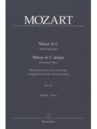 W.A. Mozart: Missa in C major K.317 - SATB (noty na sborový zpěv, varhany)