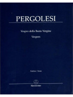Giovanni Battista Pergolesi: Vespro della Beata Vergine / Marienvesper (noty, partitura)