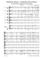 Heinrich Schütz: Die Himmel Erzahlen Die Ehre Gottes SWV 386 - SATB (noty na sborový zpěv, bass continuo)
