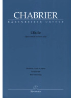 Emmanuel Chabrier: L' Étoile- SATB (noty na sborový zpěv, klavír)