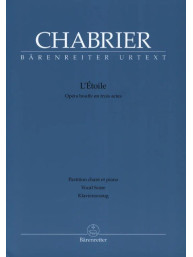 Emmanuel Chabrier: L' Étoile- SATB (noty na sborový zpěv, klavír)