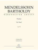 Felix Mendelssohn: Paulus - St. Paul- SATB (noty na sborový zpěv)