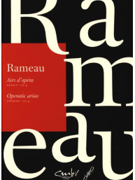 Jean-Philippe Rameau: Operatic Arias 4 - Soprano (noty na klavír, zpěv)