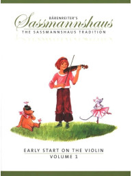 Egon Sassmannshaus: Early Start 1 - ENG/FR (noty na housle)