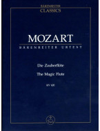 Wolfgang Amadeus Mozart: Die Zauberflöte (noty, partitura)