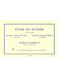 Georges Dandelot: Studies for Rhythm 1 (noty na všechny nástroje)