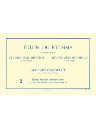Georges Dandelot: Studies for Rhythm 2 (noty na všechny nástroje)