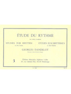 Georges Dandelot: Studies for Rhythm 3 (noty na všechny nástroje)