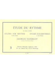 Georges Dandelot: Studies for Rhythm 3 (noty na všechny nástroje)
