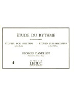 Georges Dandelot: Studies for Rhythm 4 (noty na všechny nástroje)