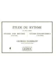 Georges Dandelot: Studies for Rhythm 4 (noty na všechny nástroje)