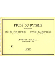 Georges Dandelot: Studies for Rhythm 5 (noty na všechny nástroje)