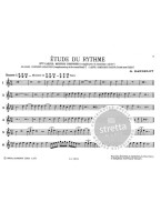 Georges Dandelot: Studies for Rhythm 5 (noty na všechny nástroje)